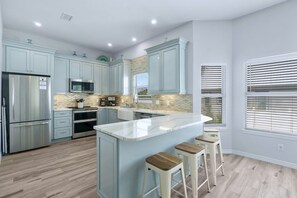 Newly remodeled kitchen