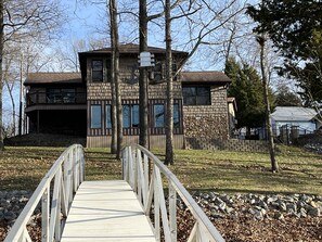 Back view of the house