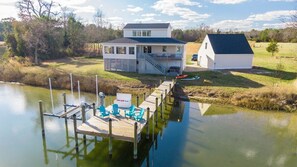 Welcome to Camden Cove! Situated at the end of a private lane shared with only one other house, this will be your base for exploring all the Northern Neck has to offer. Or just stay here and play!