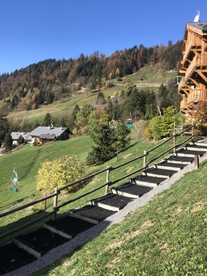 Vue sur le télésiège