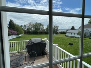 Backyard balcony