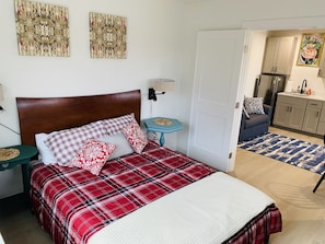 First bedroom. Brand new beds, linens, furniture and high end fixtures