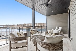 Private balcony seating