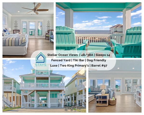 Introducing Sandy Toes by HTH Stays: Located in the Tidelands Neighborhood, Bolivar Peninsula, TX. Book your getaway today!