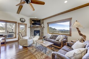 Living Room (beautiful mountain views out every window)