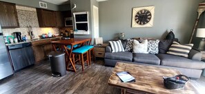 Open concept kitchen is perfect for dining and entertaining