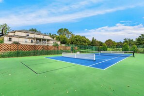 Multifunctional Court...Championship Tennis Court OR Two Pickleball Courts