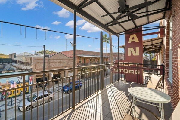 Shared Balcony Overlooking Historic Ybor City