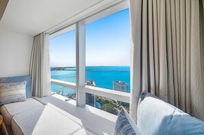 Seaside Splendor: Revel in the beauty of this one-bedroom apartment, where the ocean view steals the show. Stylish decor and a tranquil atmosphere create a perfect coastal haven