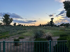 Golf Course in background