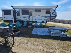Front View of the RV