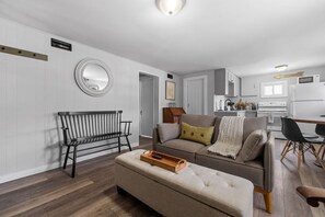 Entry Bench & Coat Hook Area