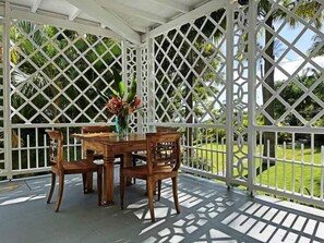 Outdoor dining