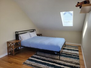 Upstairs bedroom, north side of the house.