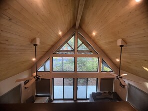 Living and Dining room from top of stairs