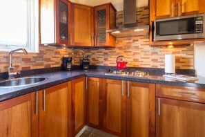 Well equipped kitchen