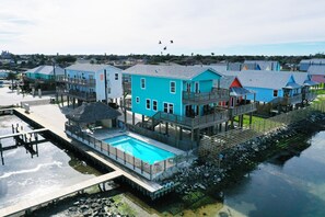 Access to a waterfront community pool.