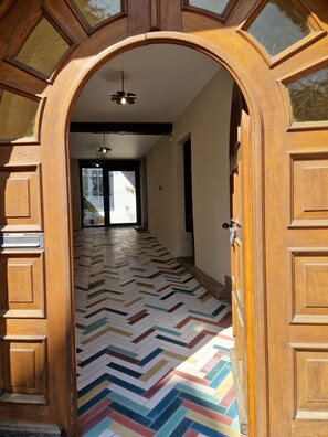Entrance to the house