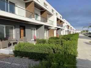 First terrace of apartment.