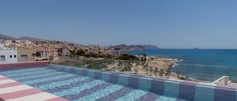 Piscine sur le toit