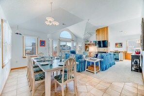 Top Level Dining and Living Area
