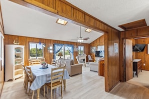 Top Level Living and Dining Area