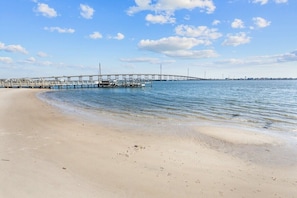 The beach access is located close by.