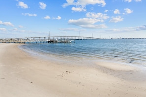 The beach access is located close by.
