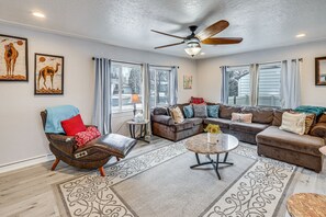 Living Room 1 | 1st Floor | Smart TV | Ceiling Fans