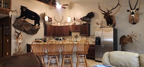 Kitchen with bar