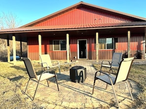Outside fire pit
