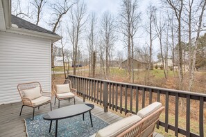 Outdoor Space | Furnished Deck | Keyless Entry