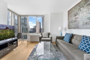 Midtown West New York 1 Bedroom Living Room