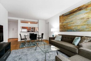 Midtown West New York 2 Bedroom Living Room