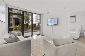 Relax in the spacious living room