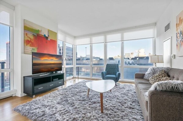 Midtown West New York 1 Bedroom Living Room