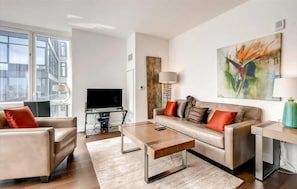 Midtown West New York 1 Bedroom Deluxe Living Room
