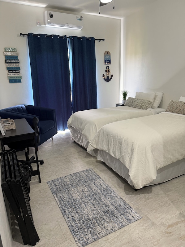 2 Twin beds with Garden View