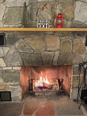 Fireplace - Upstairs Living Room