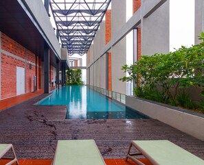 Rooftop pool