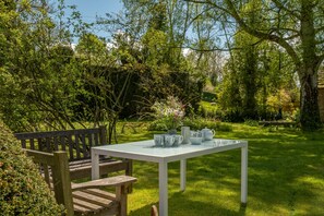 Enjoy dining al-fresco at The Garden Barn