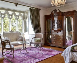 Owner’s Suite featuring original beautiful Mid-Victorian Hand-carved Wardrobe