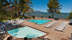 Lakeland Villages lakeside pool and kiddy pool makes for fun for the whole family.