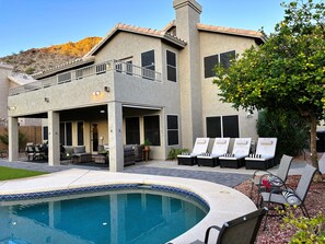Back of house with ample seating areas