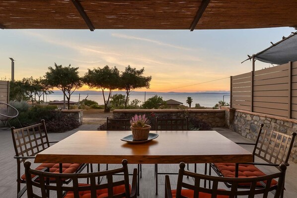 Sea view from the private patio