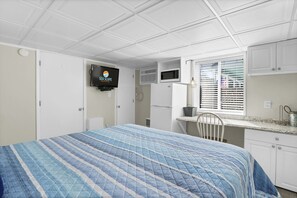 bedroom studio with TV