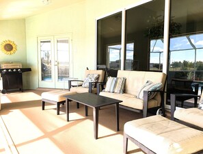 Pool Furnishings with BBQ Grill