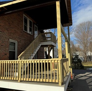 Porch / Deck is designated a common area so owner can access 2nd floor