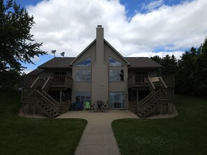 Two expansive decks face the lake so you can relax and enjoy the view.