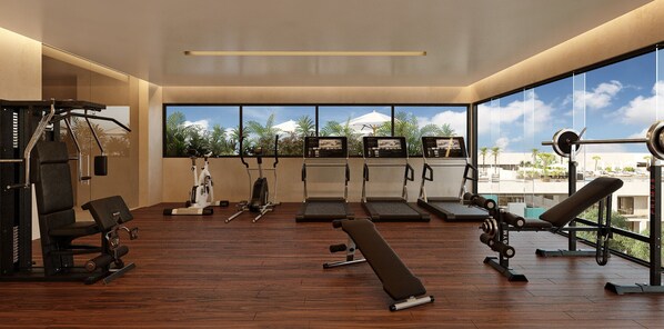 Fitnessbereich